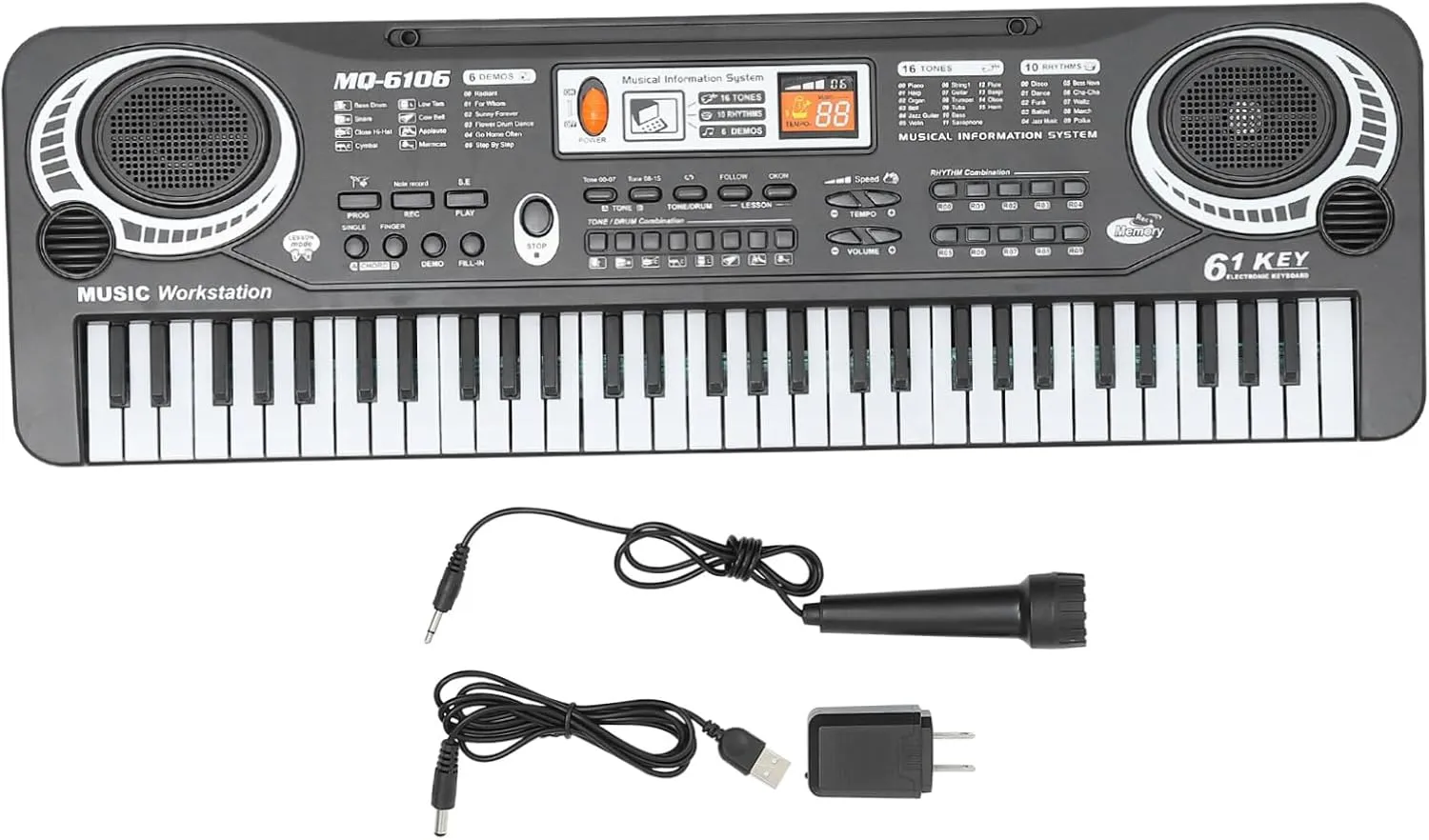 1 Set Key Electronic Piano for Educational Musical Instrument for Beginners Enhances Creativity and Coordination Safe Material for Imaginative Play