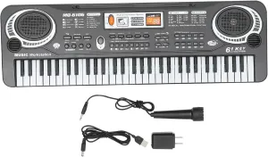 1 Set Key Electronic Piano for Educational Musical Instrument for Beginners Enhances Creativity and Coordination Safe Material for Imaginative Play