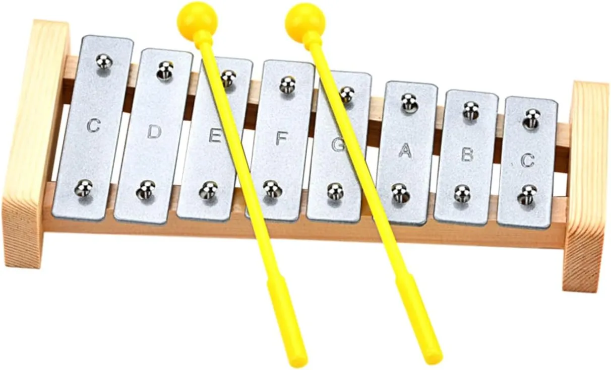 1 Set Note Piano Xylophone Educational Musical for Developing Rhythm and Coordination Smooth Finish Safe for Boy Girl Great Present for Friends
