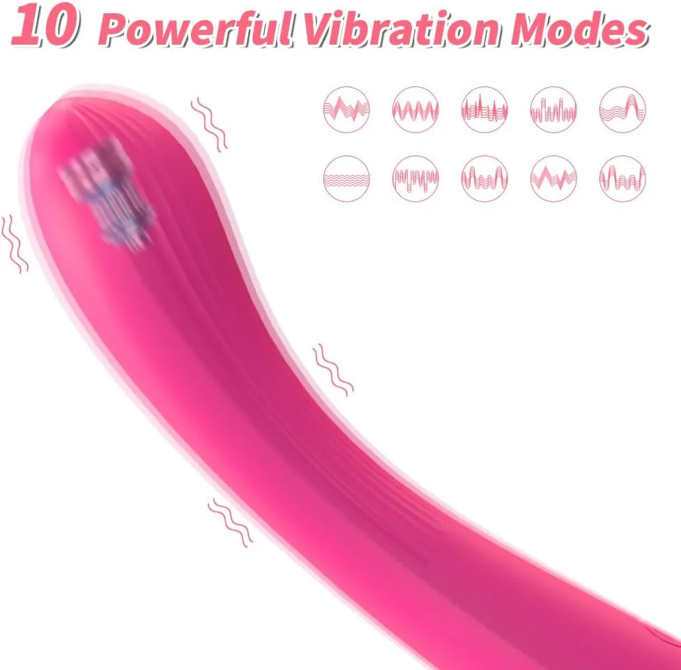 10 Modes Quiet Powerful Handheld Electric Bullet Tool，Bullet Massage Rod Travel Portable Silicone Massage Ball for Women，Pleasure Handheld Personal Bullet Tool for Quick Relaxation RM03131
