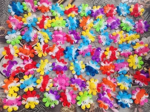 100 Packs Octopus Funny Small Summer Gifts Unique Mini Item Assorted fidgets Toys for Kids Children Students Gifts from Classroom Teacher,Birthday Party Bubble Favors Supplies