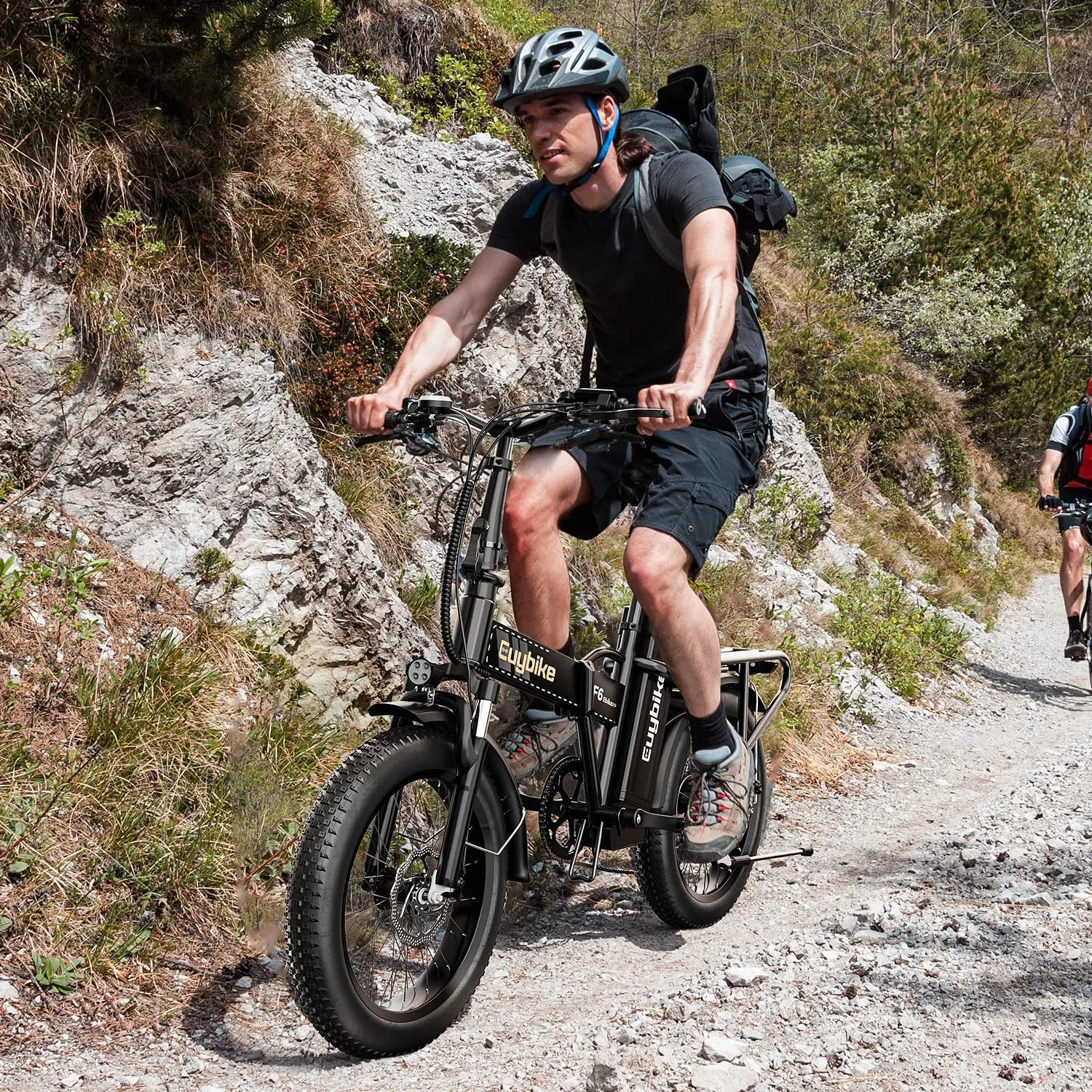 1000W Folding Electric Bike, 48V 20AH Large Removable Battery E Bike, 30 MPH, 80 Miles Max Range, 20" Fat Tire Electric Bike for Adults, Adult Electric Bicycles for Commute Beach Snow