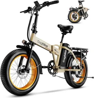 1000W Folding Electric Bike, 48V 20AH Large Removable Battery E Bike, 30 MPH, 80 Miles Max Range, 20" Fat Tire Electric Bike for Adults, Adult Electric Bicycles for Commute Beach Snow