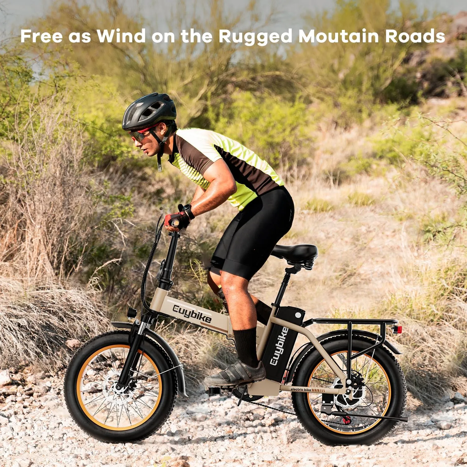 1000W Folding Electric Bike, 48V 20AH Large Removable Battery E Bike, 30 MPH, 80 Miles Max Range, 20" Fat Tire Electric Bike for Adults, Adult Electric Bicycles for Commute Beach Snow