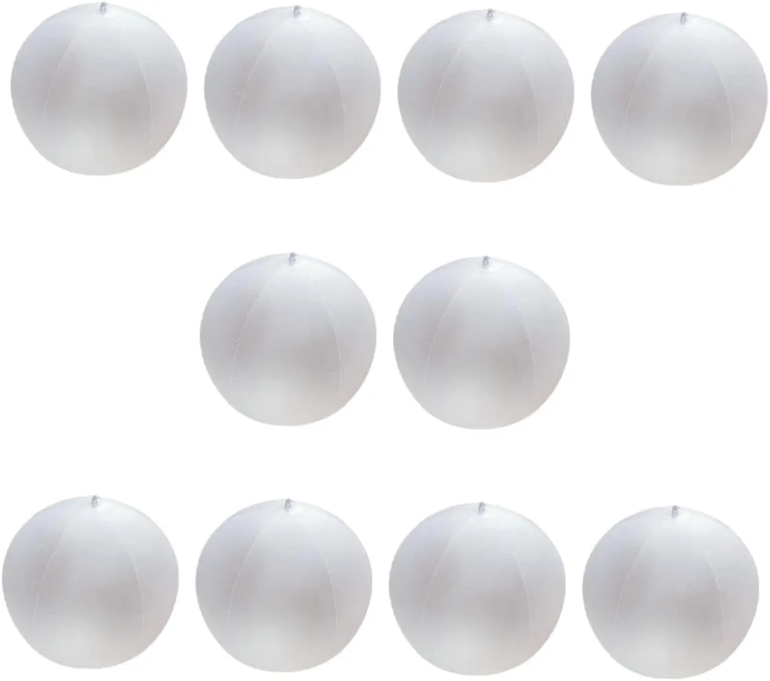 10Pcs Portable Beach Balls Decorative Multi Function for Pool Party Fun for Sports Training and Creative Play