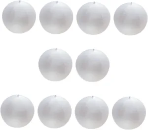 10Pcs Portable Beach Balls Decorative Multi Function for Pool Party Fun for Sports Training and Creative Play