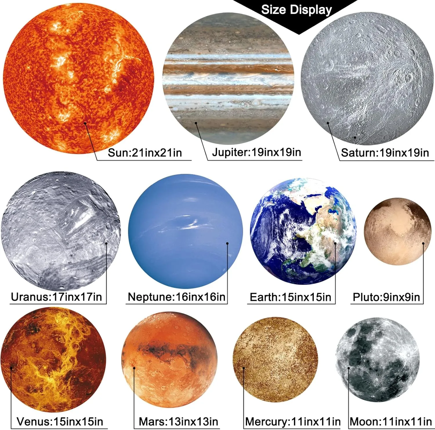 11 Pcs Planet Decor Space Pillows Case for Kids Room，Round Pillow Covers for Sofa Couch,Space Decor Outer Space Room Decor Cushion Cover Outer Space Souvenir for Boys
