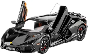 1:24 for Alloy Model Car Diecasts Metal Casting Car for Children Vehicle Present(Black)