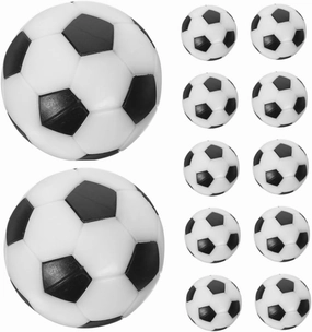12pcs Foosball Table Balls Set Replacement Balls for Tabletop Soccer Games Durable Portable Accessories for Foosball Machines