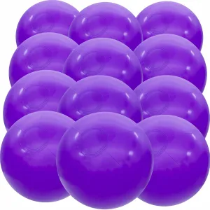12" Beach Balls Bulk 12 Pack Inflatable Pool Ball for Kids Summer Water Games Party Supplies