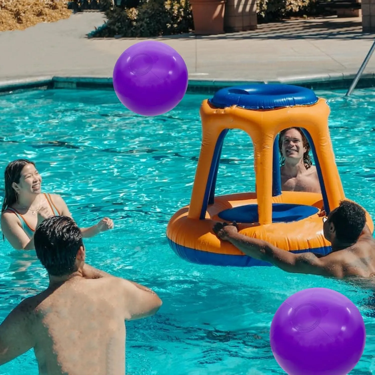 12" Beach Balls Bulk 12 Pack Inflatable Pool Ball for Kids Summer Water Games Party Supplies