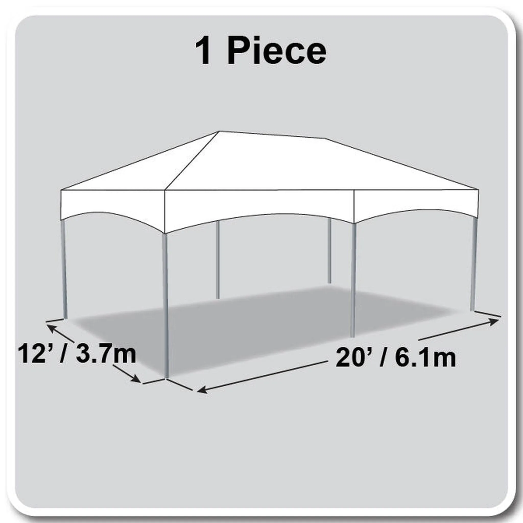 12x20 Master Series Frame Tent