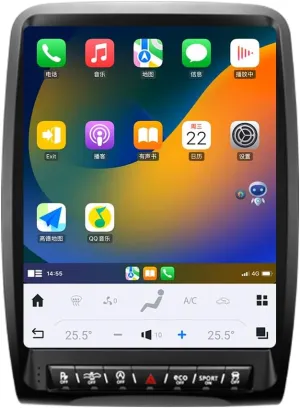 14 Inch Touch Screen Android 13 Car Radio for Dodge Durango Stereo Upgrade Tesla Style Head Unit Multimedia Player Android Auto Carplay GPS Navigation (2014-2020 Year)