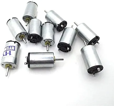 14pcs Micro 1220 Motor DC 1.5V- 3V 9500rpm High Speed Low Noise Mini Metal Moter Reverse DC3V DIY Fan Car Toy Smart Model Engine