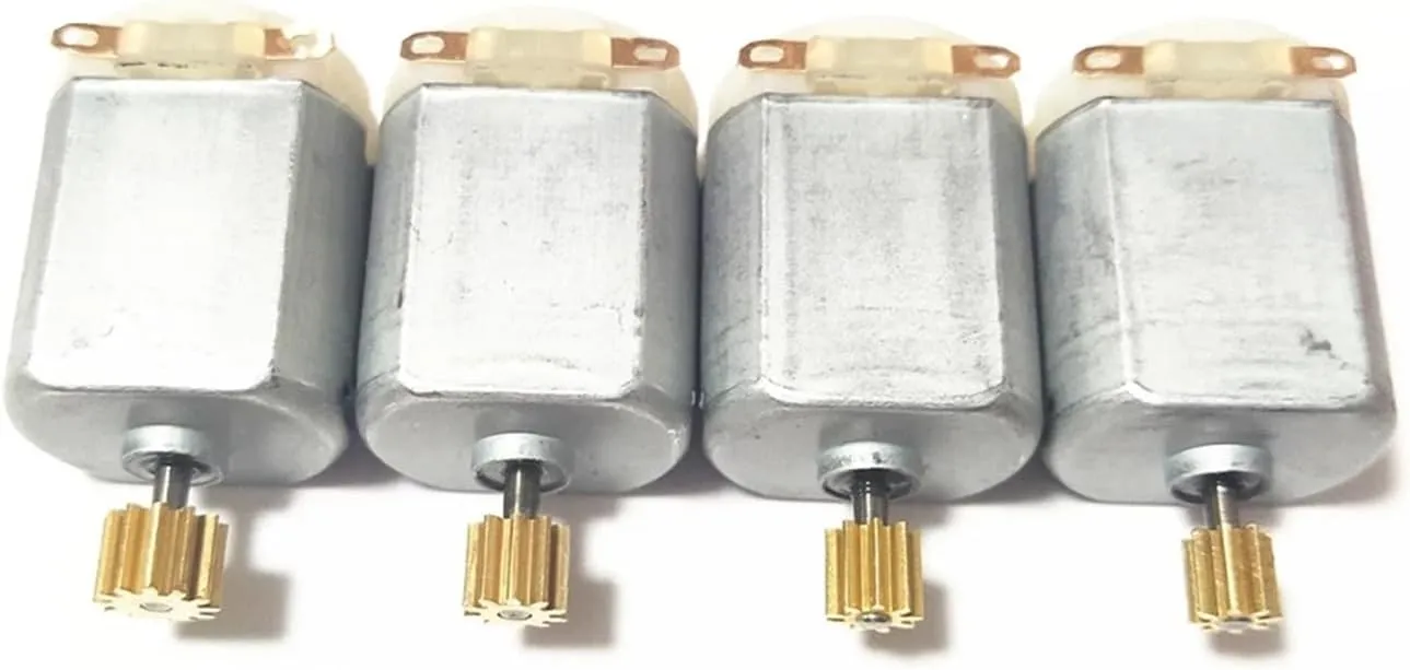 1.5V-6V 0.3A 16000RPM Mini DC motor Micro DC Motor for DIY Toys Hobbies Smart Car MOTOR 130 Small Motor(Motor 10Tooth Copper)