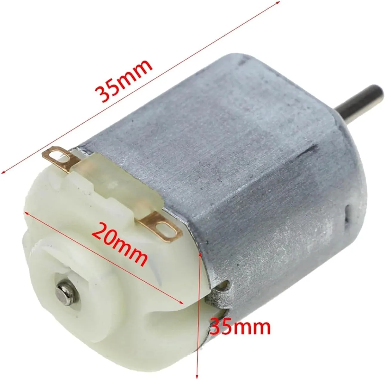 1.5V-6V 0.3A 16000RPM Mini DC motor Micro DC Motor for DIY Toys Hobbies Smart Car MOTOR 130 Small Motor(Motor 10Tooth Copper)