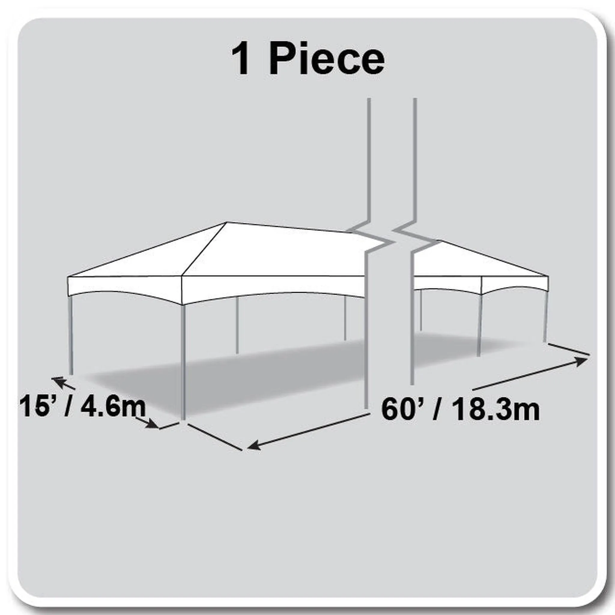 15x60 Master Series Frame Tent
