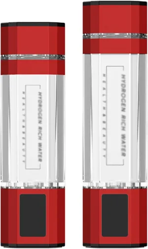 2-in-1 Hydrogen Water Bottle Generator, 4000-5000PPB Portable Hydrogen Water Ionizer Machine, with New PEM and SPE Technology, Balanced pH Hydrogen Water Cup