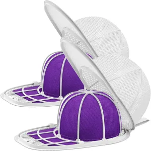2 Pack Hat Washer for Washing Machine, Cap Washing Protector Holder Fit for Adult and Kid's Ball Caps