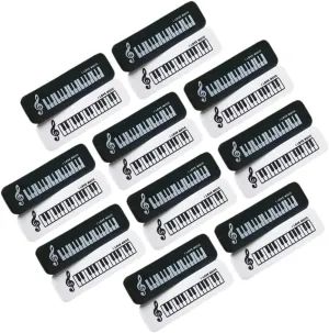 20 pcs Cute Piano Shaped Erasers for Students Decorative Erasers for Rewards Safe Material for Home and School Use