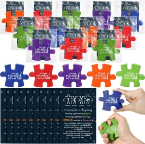 20 Set Teacher Appreciation Gifts Bulk Inspirational Foam Stress Relief Squeeze Ball with Thank You Card and Organza Bag Team Gifts for Nurse Teacher Coworkers Employee Staffs