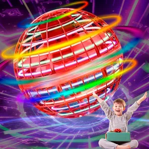 2024 Upgraded Magic Flying Orb Ball Toy with LED Light 360°Rotating, Boomerang Flying
