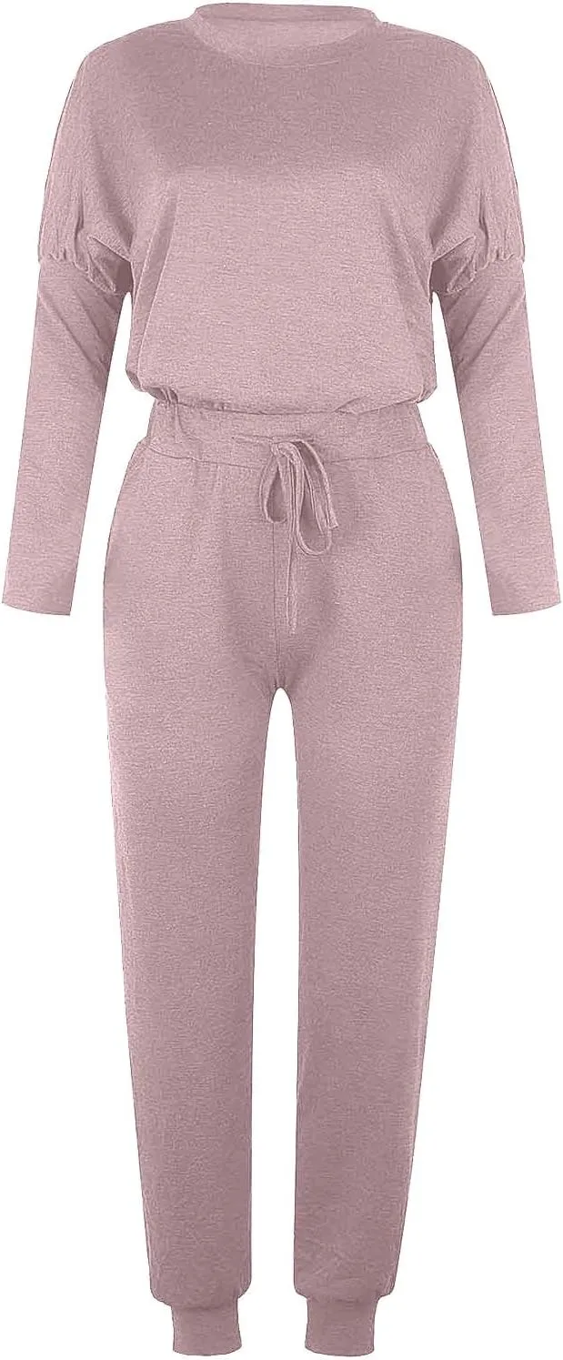 2025 Summer Sports 2 Piece Set,Lounge Sets Lightweight Crewneck Pullover Tops & Long Pants Tracksuit