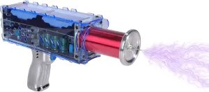 2025 Tesla Coil Handheld Gun Artificial Lightning Wireless & Rechargeable Arc Plasma Portable Mini Spark Gap Arc Generator Experiment Science Toy Model