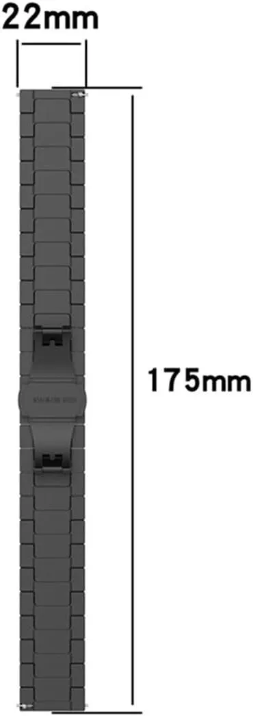 20mm 22mm Stainless Steel Metal Bands For Samsung Galaxy Watch 46mm 45mm/Gear S3, Ticwatch Pro，For Huami Amazfit，For Huawei watch