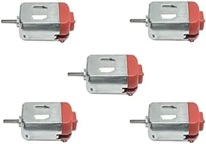 2/5/10PCS 130 DC Miniature Micro Motor 3-12V 12000Rpm High Speed Mini Micro DC Motor 130 For DIY Toys Hobbies Smart Car - (Speed(RPM): 5PCS)