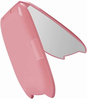 2 Faces Portable Makeup Mirror Led Lighted Touch Sensor Compact 2X Magnification Ideal for Travel