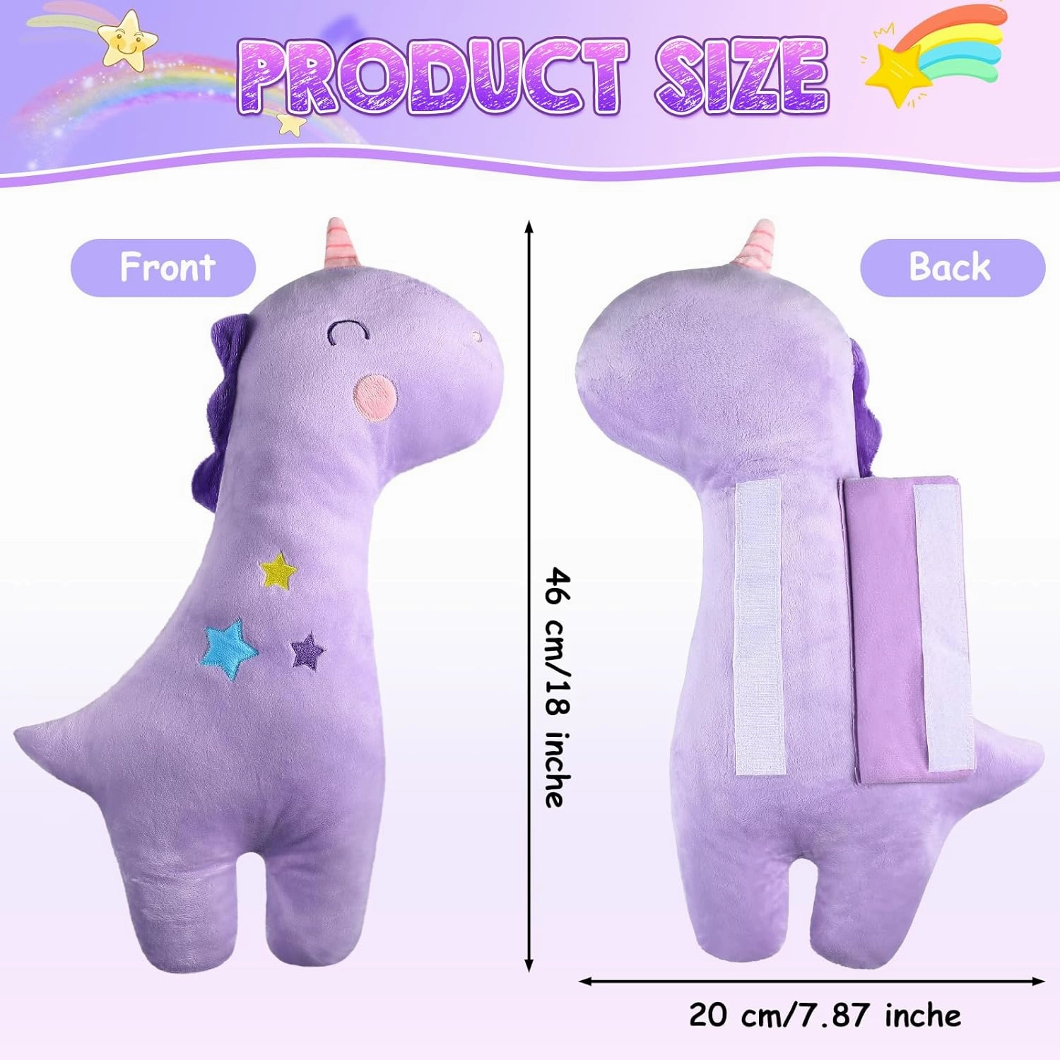 2 Pcs Seat Belt Pillow for Kids Cover for Boys Girls Seatbelt Cushion Pillow for Toddler Car Strap Covers for Travel Sleep Neck Head Support Pad(Cute Unicorn)