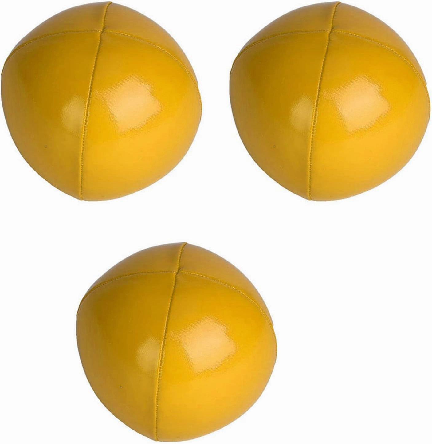 3 pcs Juggling Balls, PU Juggling Balls Clown Juggle Ball Set for Beginner & Professionals Learn to Juggle Fun Juggling Balls(Yellow)
