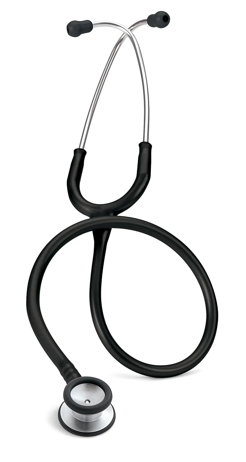 3M Littmann Classic II Pediatric Stethoscope, 2113, Stainless Steel Chestpiece, 28" Black Tube