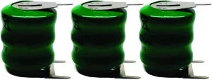 3PC VARTA Replacement Battery 55608303059-3/V80H Battery - 3.6V 80MAH NI-MH - 3 PIN