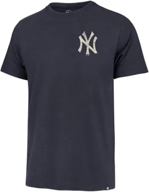 47 MLB Official Back Play Distressed Primary Logo Franklin Team T-Shirt