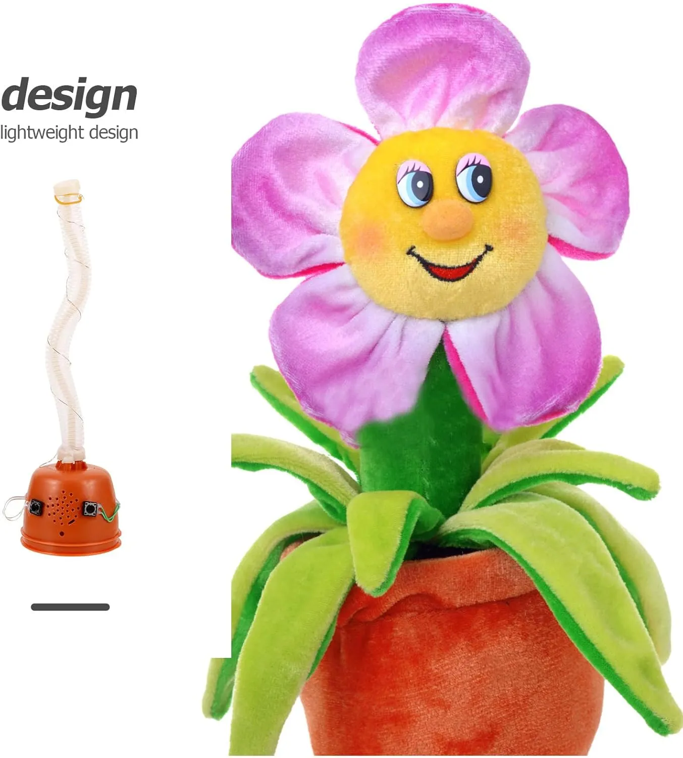 4pcs Dancing Toy Movement Toys Cactus Repairing Fitting Toy Movements Toy Making Movement Handmade Toy Accessory DIY Supply Plush Toy Electronic Component Electric, As Shownx4pcs