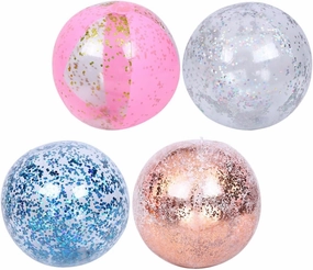 4pcs Inflatable Sequins Pool Toys for Beach Safe PVC Material for Fun Activities