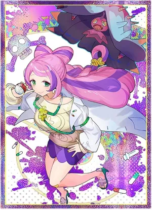 50ct (Miriam) Holographic Standard Size Cards for MTG/TCG/PTCG Art Anime Printing Card Sleeves Protectors 66x91mm (A03)