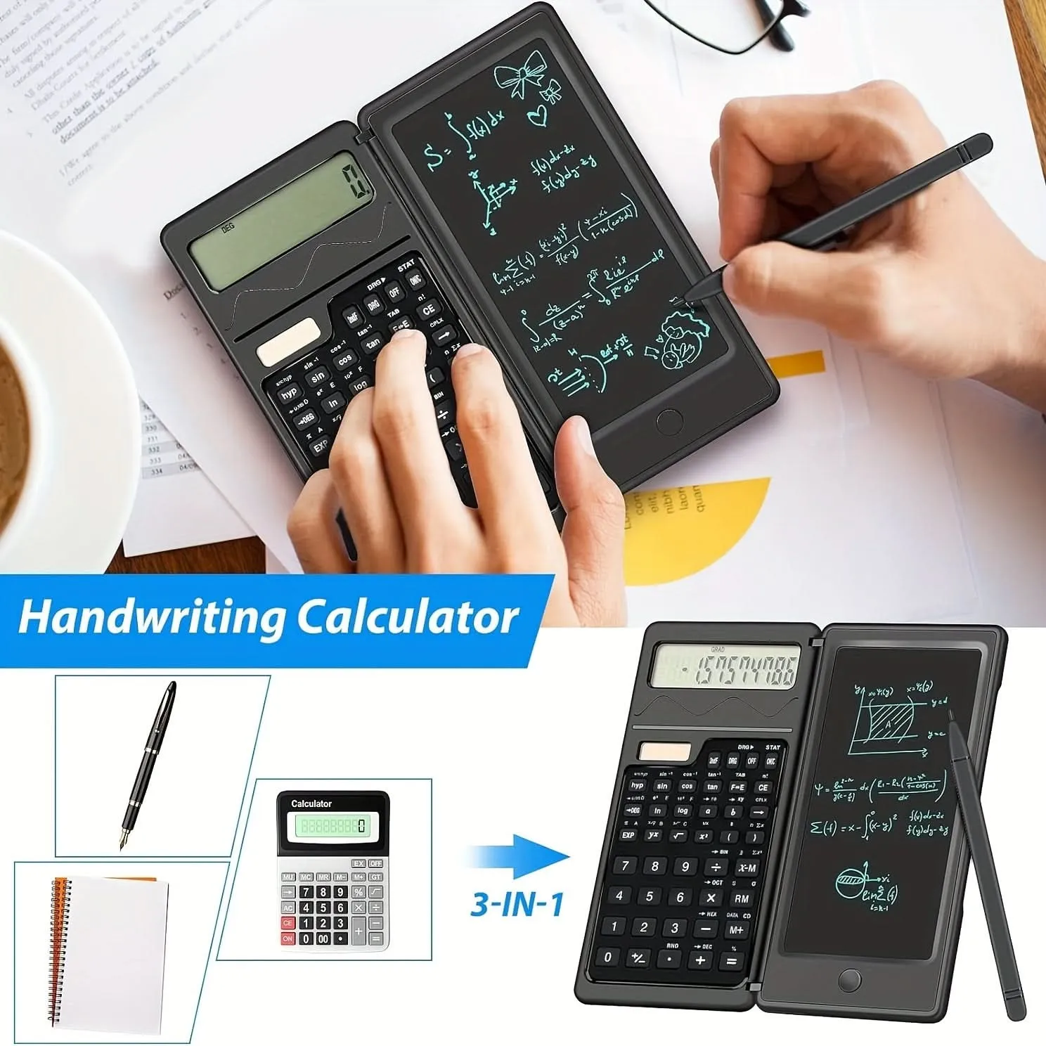 6-Inch Ultra-Thin Erasable LCD Writing Board