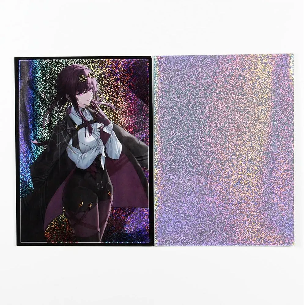 60ct 67x92mm Holographic Standard Size Cards for MTG/TCG/PTCG Art Anime Printing Card Sleeves Protectors (kafka)