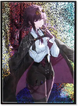 60ct 67x92mm Holographic Standard Size Cards for MTG/TCG/PTCG Art Anime Printing Card Sleeves Protectors (kafka)