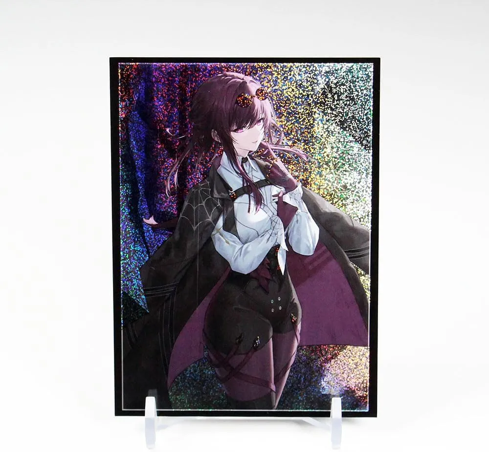 60ct 67x92mm Holographic Standard Size Cards for MTG/TCG/PTCG Art Anime Printing Card Sleeves Protectors (kafka)