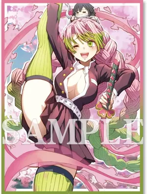 60ct 67x92mm (Kanroji Mitsuri) Holographic Standard Size Cards for MTG/TCG/PTCG Art Anime Printing Card Sleeves Protectors (A03)