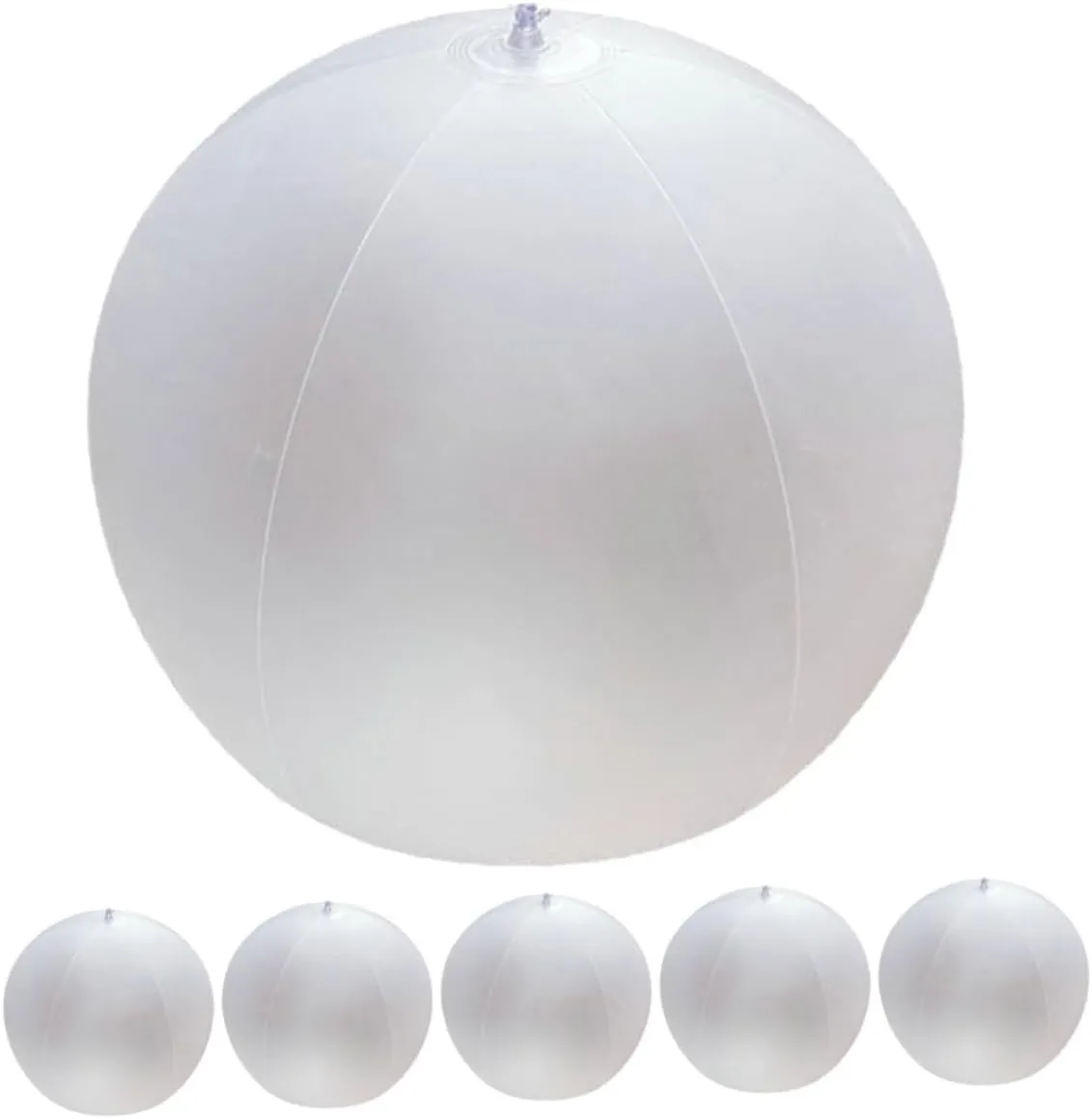 6pcs Inflatable Globes Portable Pvc Beach for Weddings Hawaiian Party Favors and Decorations Lightweight Quick Inflate Photo Props for Memorable Moments