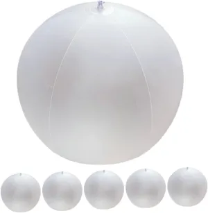 6pcs Inflatable Globes Portable Pvc Beach for Weddings Hawaiian Party Favors and Decorations Lightweight Quick Inflate Photo Props for Memorable Moments