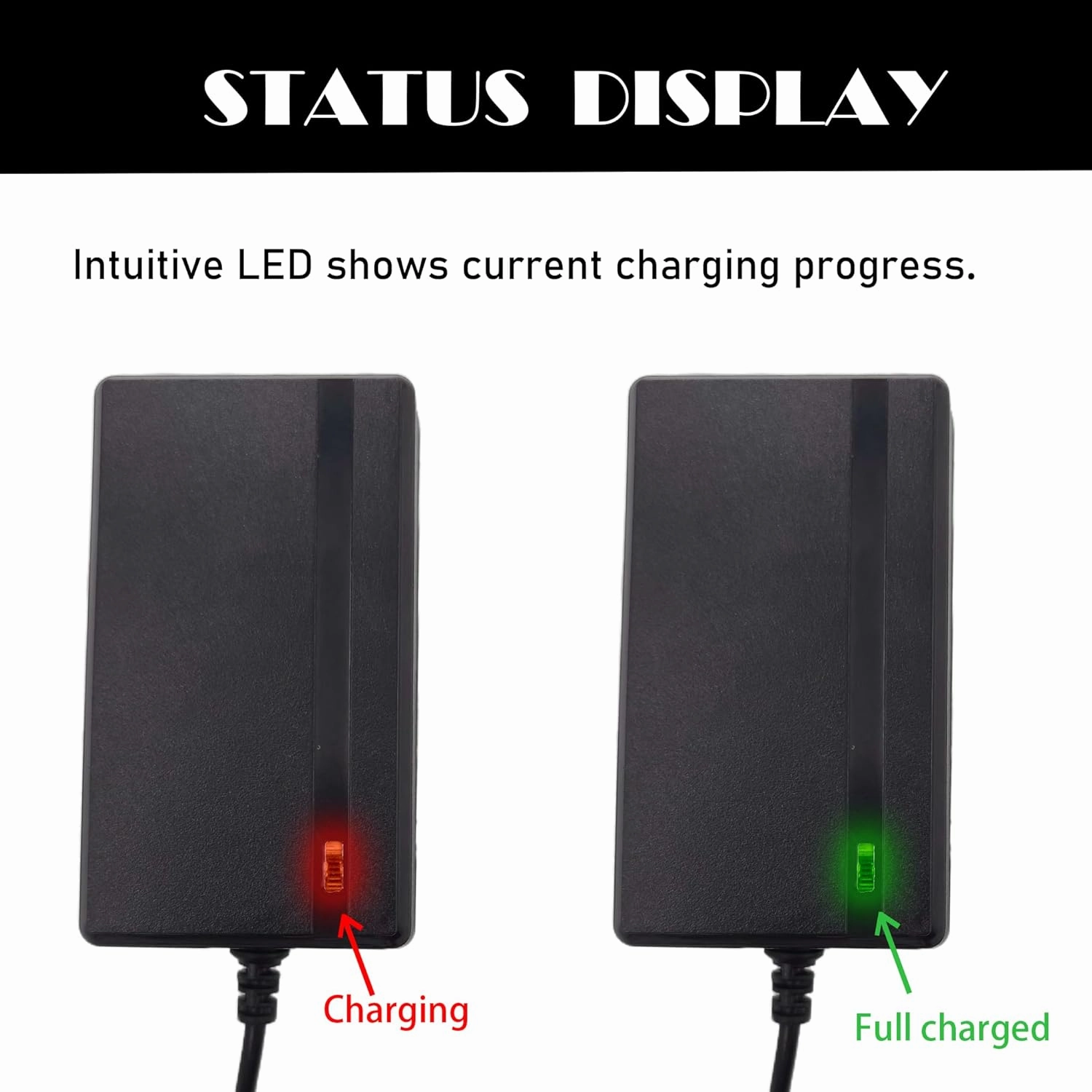 6Volt &12Volt & 24Volt Multi-Function Charger for Battery Powered Kid's Ride On Toys Car,6V&12V&24V Power Adapter for Power Wheels Electric Vehicle,LED Lights,Universal (24V)