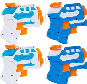 8 Pack Water Guns for Kids - Mini Squirt Pistols for Outdoor Water Games, Summer Swimming Pool Beach Toys Lightweight Water Blasters for Boys Girls, Training Toys for Pets Blue