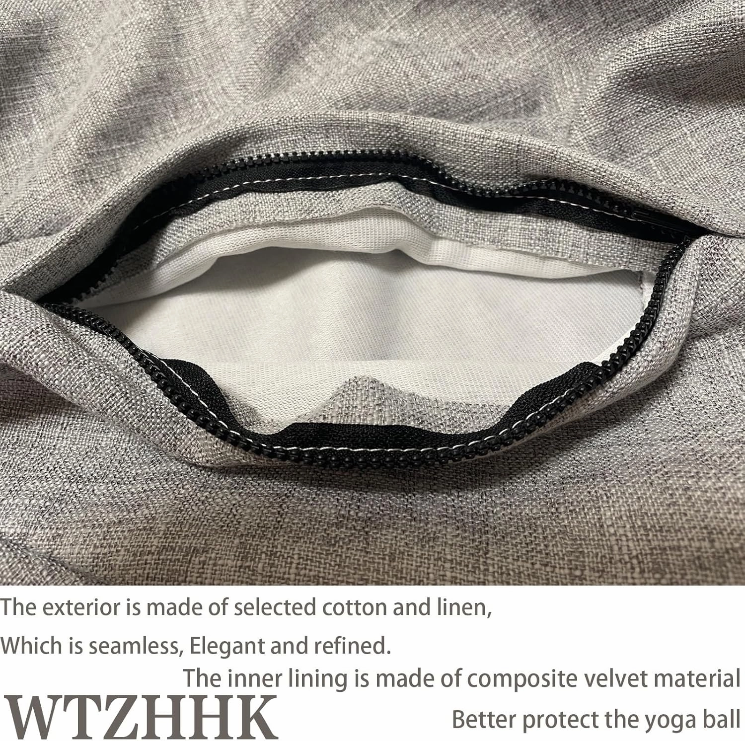 9 Colors Exercise Ball/Yoga Ball Cover 55/65/75cm Birthing Ball Pregnancy Pilates Balance Chair Anti Burst Ball Covers Storage Bag Accessories(excluding Ball)