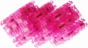 | Classic 3D Cube Puzzle and Design Challenge | Pink